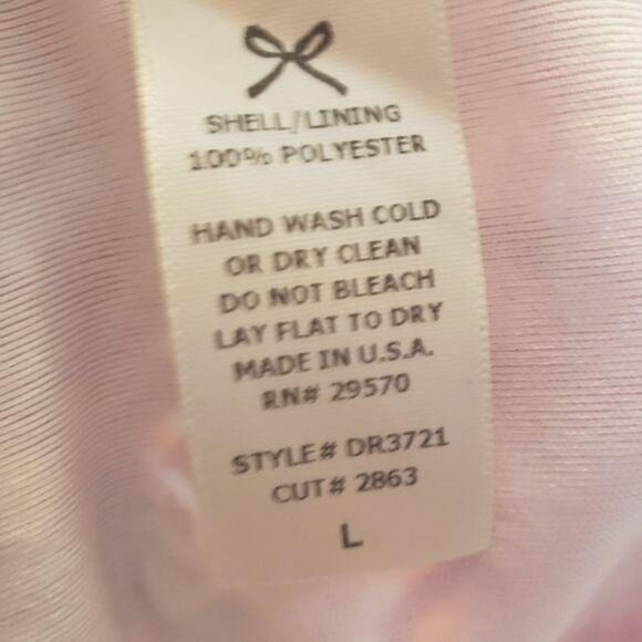 Everly Women's Red Aztec Print Dress size L V-Neck faux wrap 3/4 Sleeve - Picture 5 of 8